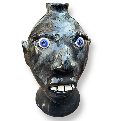 Billy Joe Craven 9" Simple Face Jug DP6069